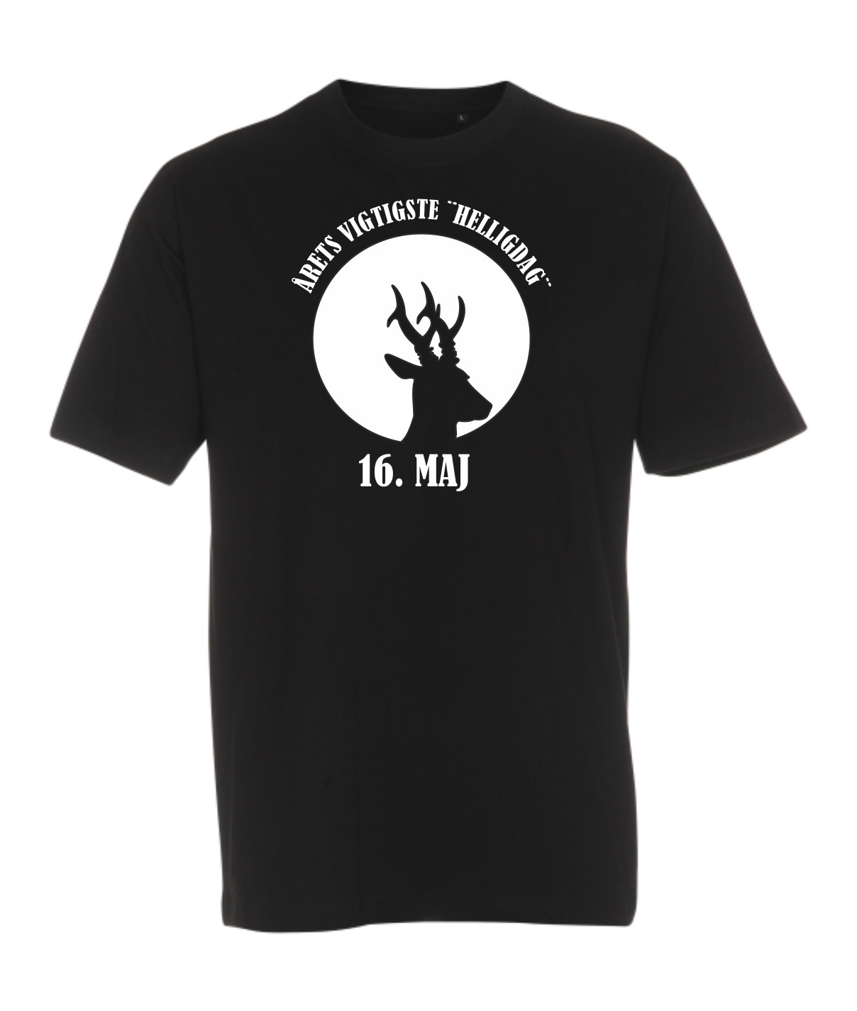 T-shirt med tryk - 16 maj - Årets vigtigste helligdag