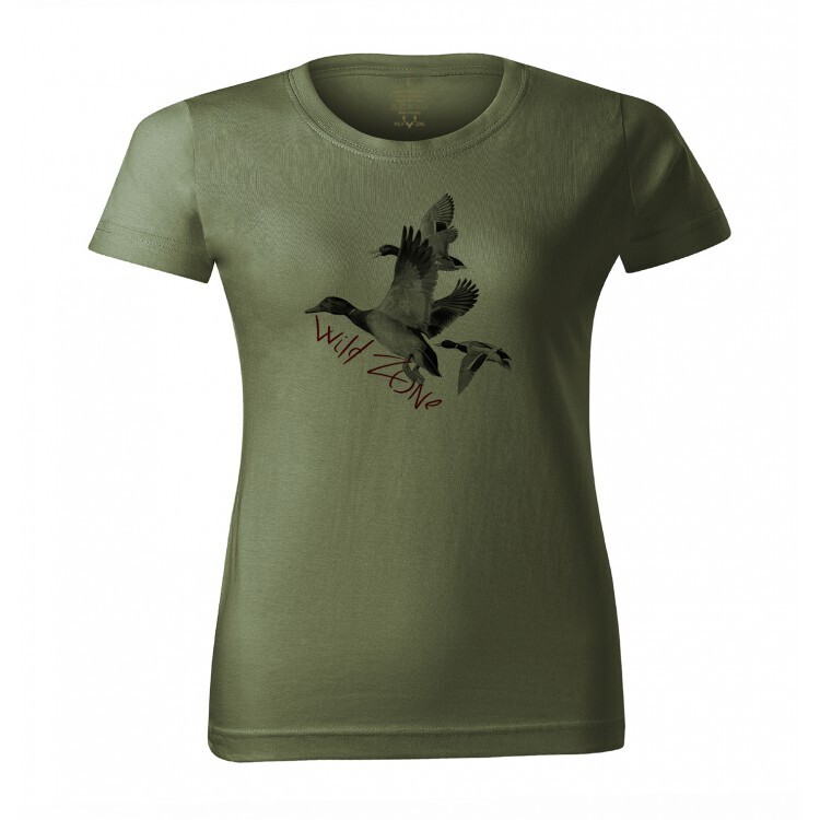 1 Wild Zone T-shirt med print af And
