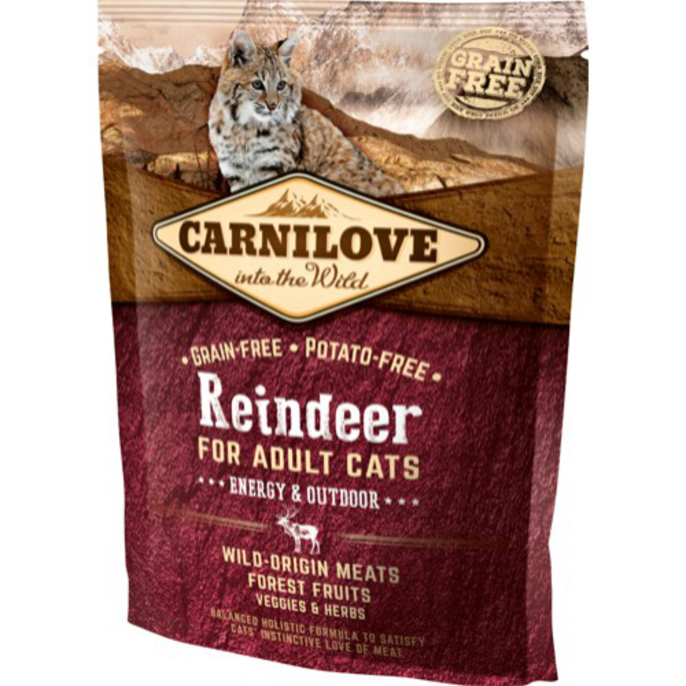 Rensdyr - Udendørs adult kat 400g